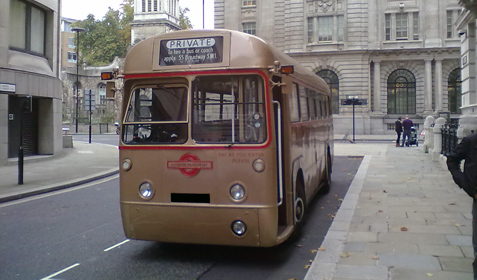 1953 London Transport AEC Regal 39 seater RF 504 (Regal Forward entrance) single deck Bus