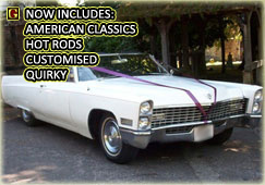 AMERICAN CLASSIC WEDDING VEHICLE HIRE - CLICK HERE