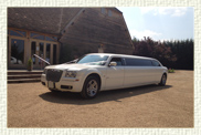 10 seater (8 passenger) Chrysler Benz 300C American stretch Limousine in White
