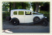 1935 Vintage Rolls Royce Salmons Tickford Convertable in Ivory & Black