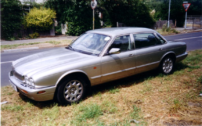 Silver Jaguar Sovereign